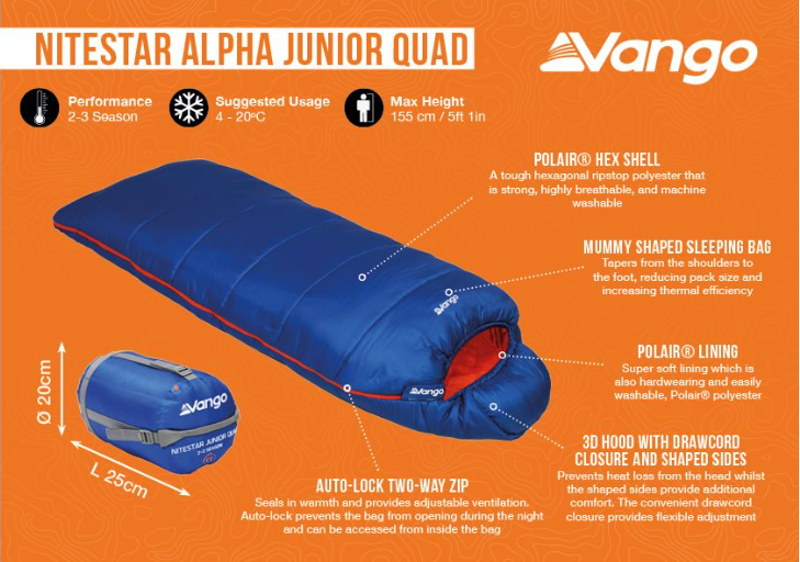 Vango Junior Nitestar Alpha Quad in Classic Blue-4